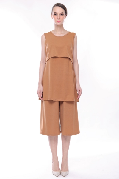 Alina Pyjamas in Caramel Alina Pyjamas in Caramel